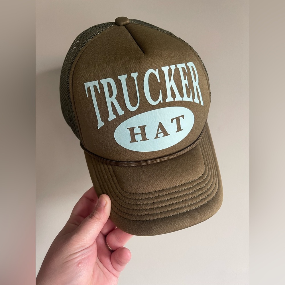 Little Bird Trucking by BRILEY KING ***Brand New*** Olive Green and baby blue